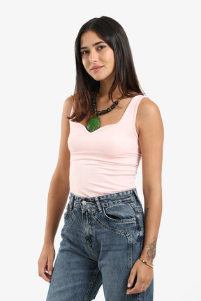 Sweetheart Neckline Tank Top
