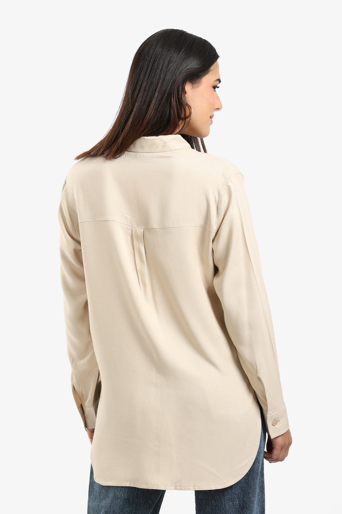 Basic Round Hem Shirt