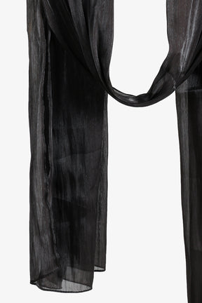Cotton Organza Crinkle Scarf
