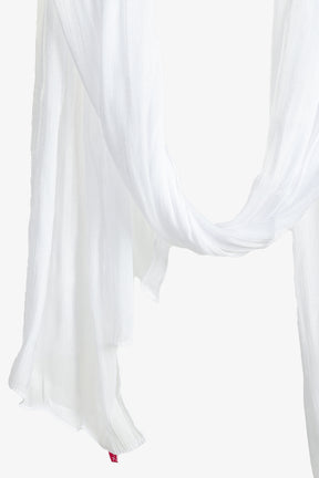 Cotton Organza Crinkle Scarf