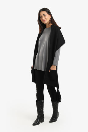 Essential Knitted Poncho