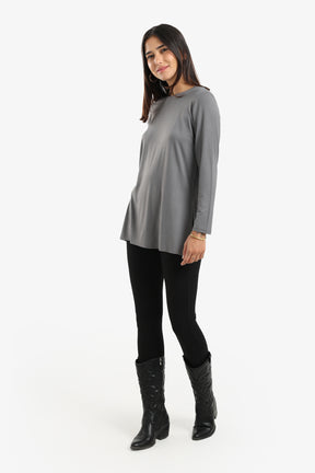 Poplin Long Sleeves Top