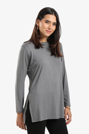 Poplin Long Sleeves Top