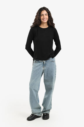 Poplin Long Sleeves Top
