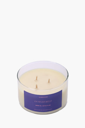 La Vie Est Belle Candle Jar - 11oz