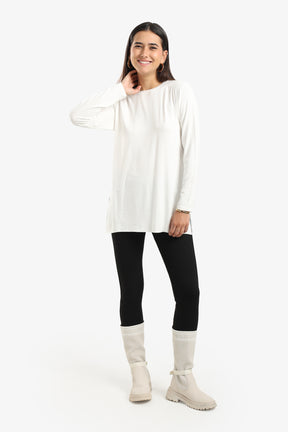 Poplin Long Sleeves Top