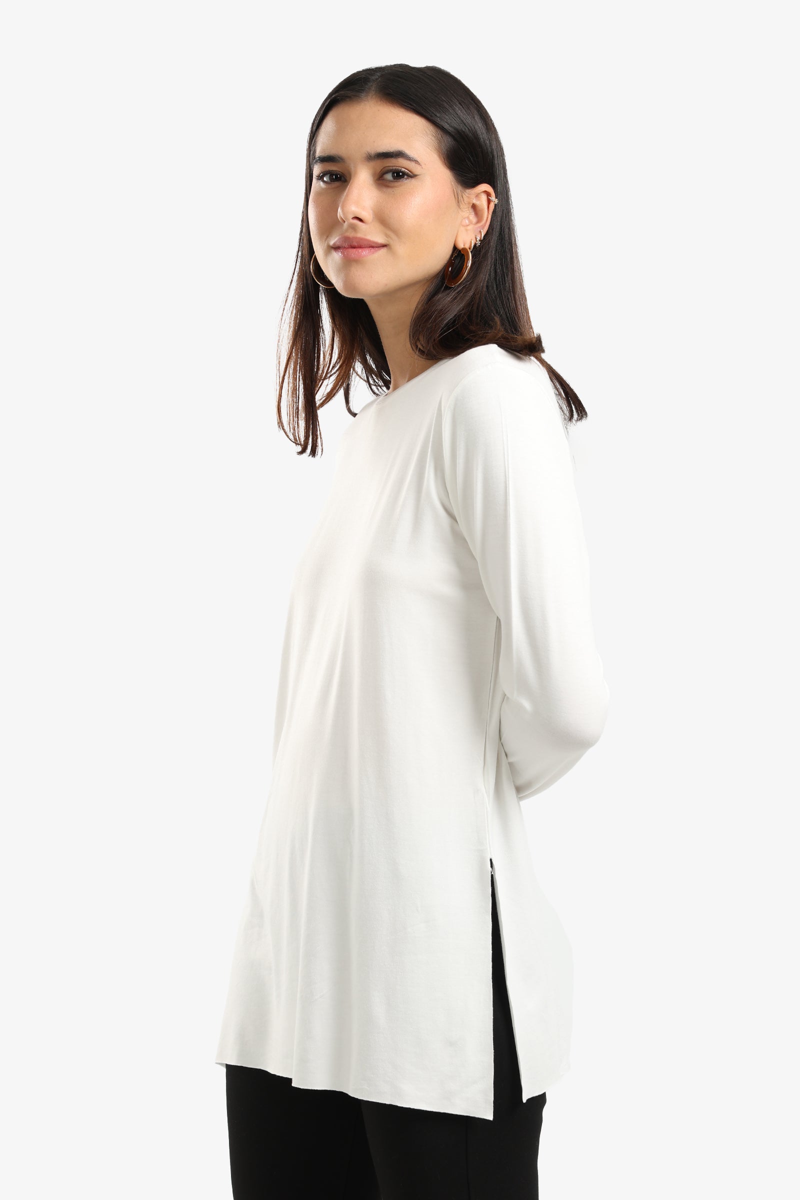Poplin Long Sleeves Top