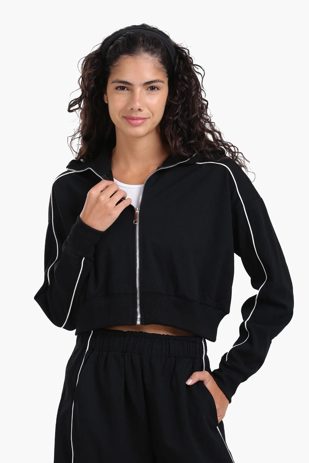 Lounge Jacket with Side Stripes