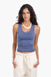 Slim Fit Round Neck Top