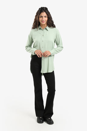 Basic Round Hem Shirt