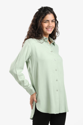 Basic Round Hem Shirt