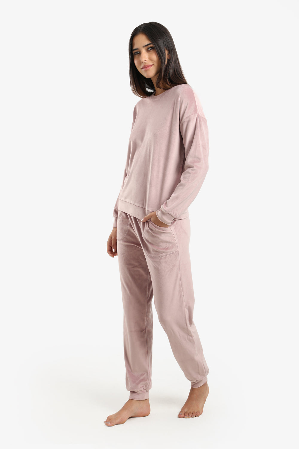Round Neck Pyjama Set