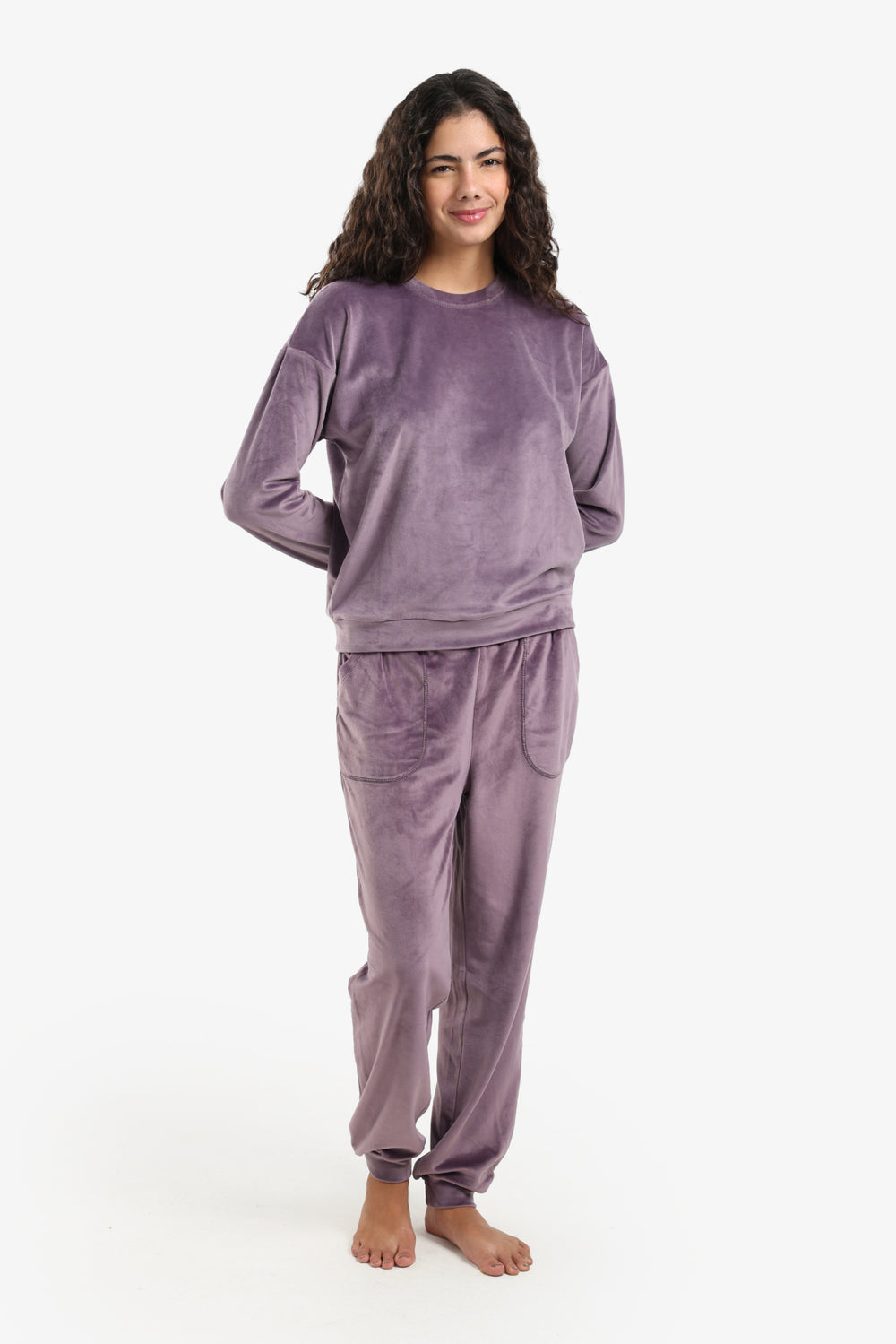 Round Neck Pyjama Set