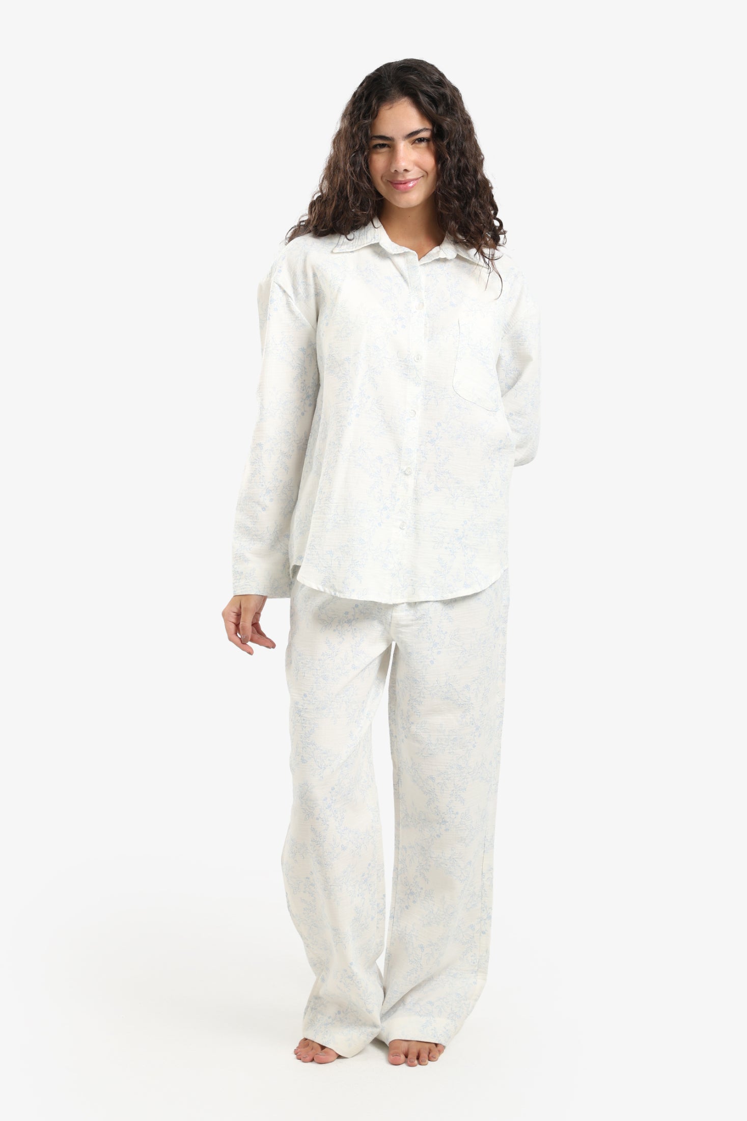 Floral Print Pyjama Set