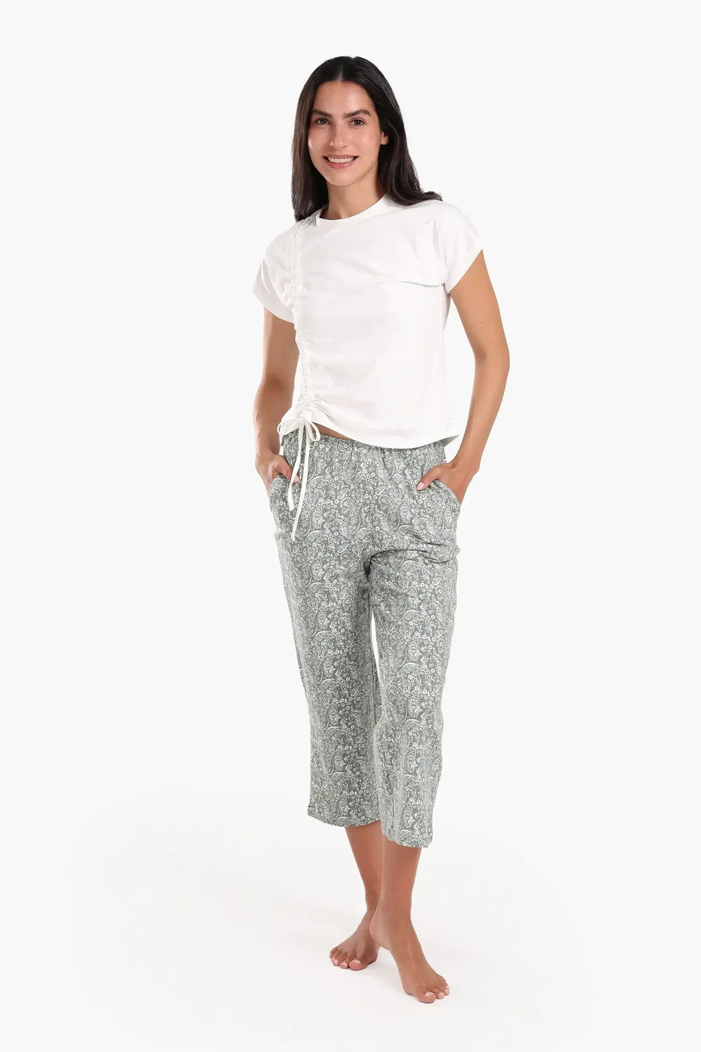 Cotton Capri Pyjama Set