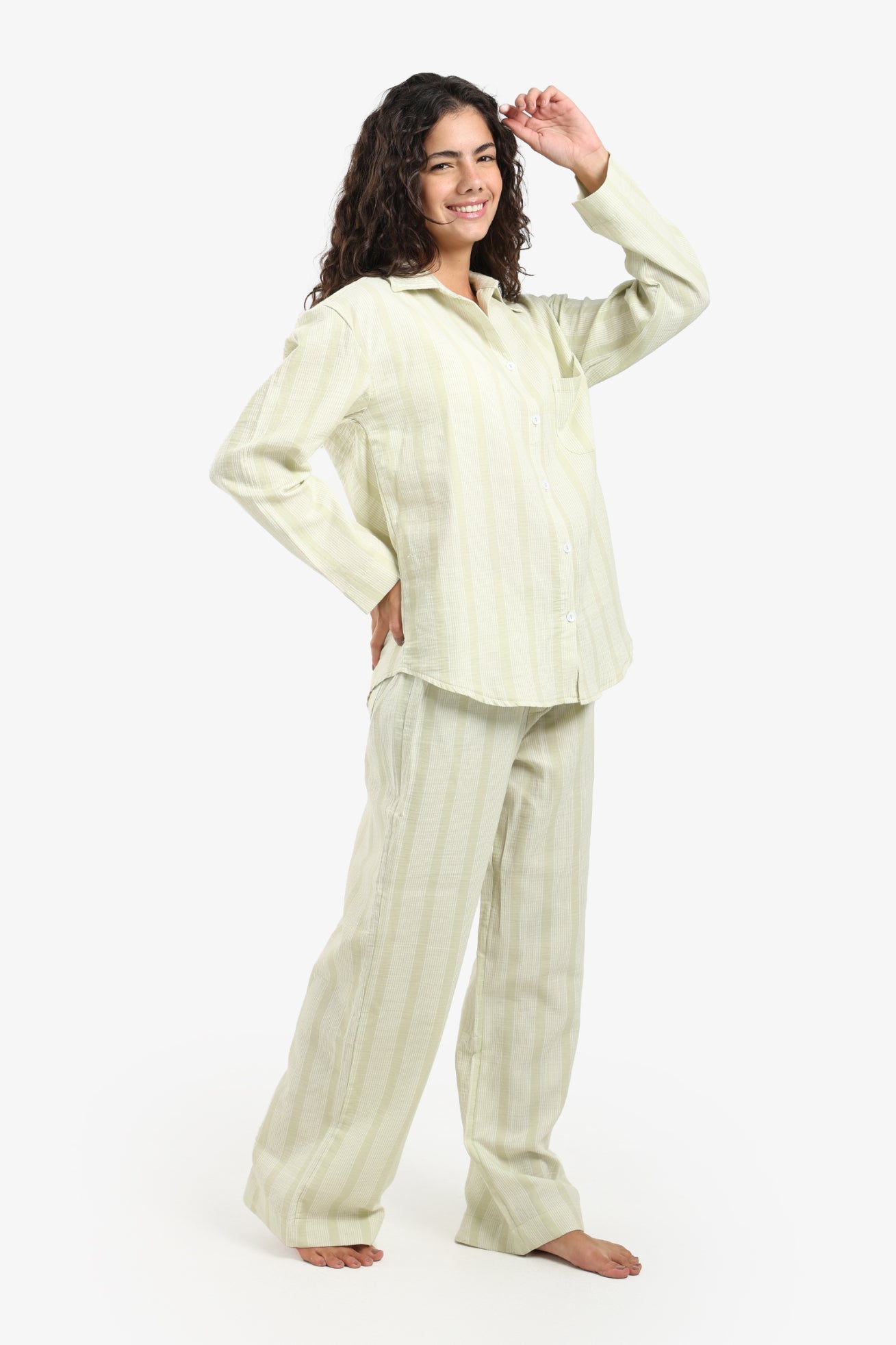 Striped Relaxed Pyjama Pants