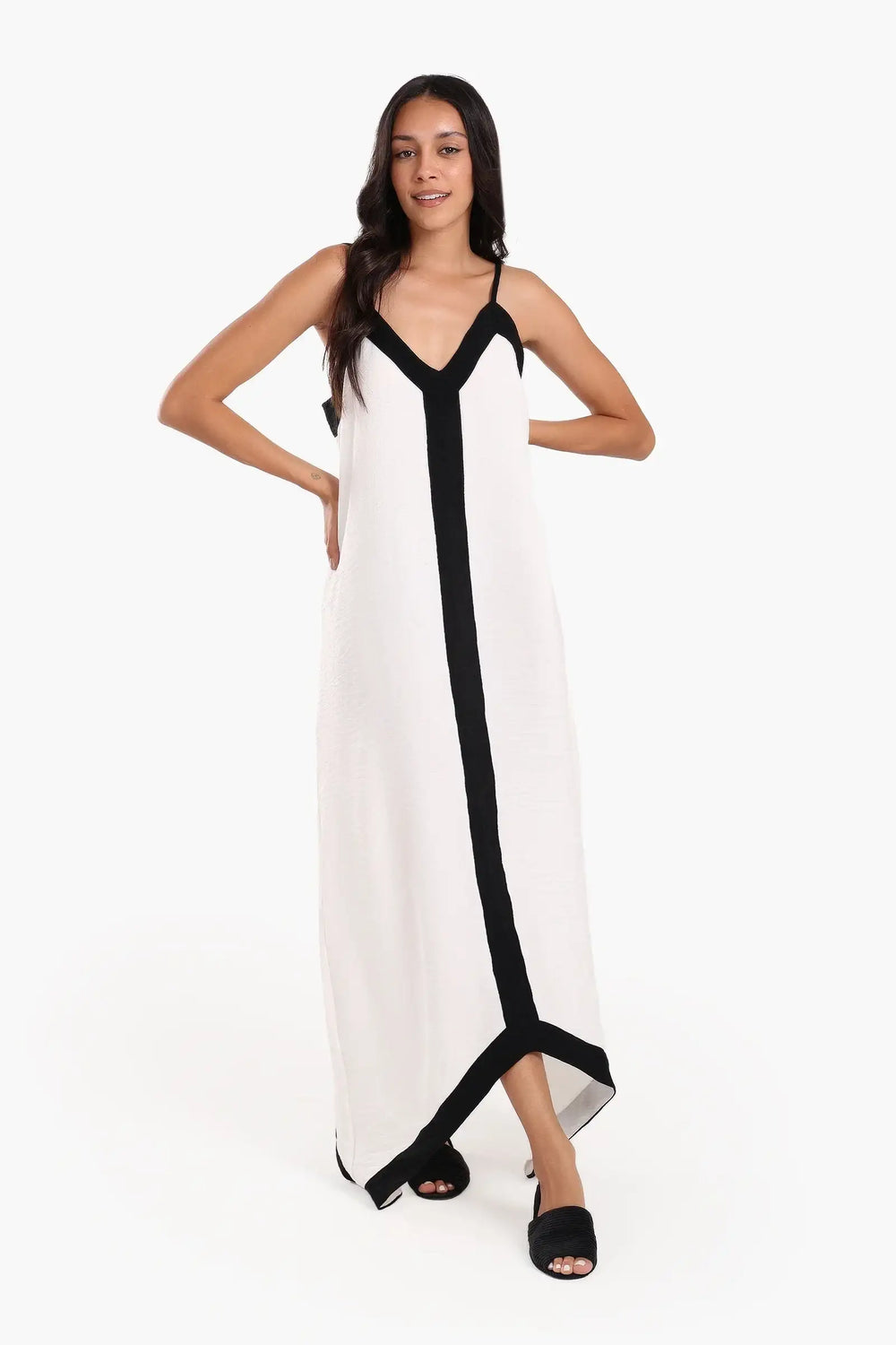 Black & White Beach Dress
