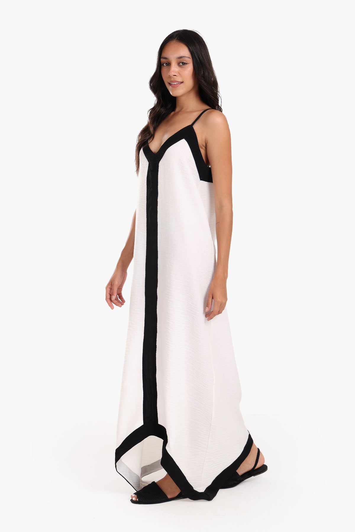 Black & White Beach Dress
