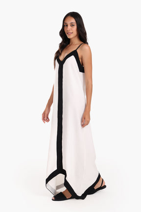 Black & White Beach Dress