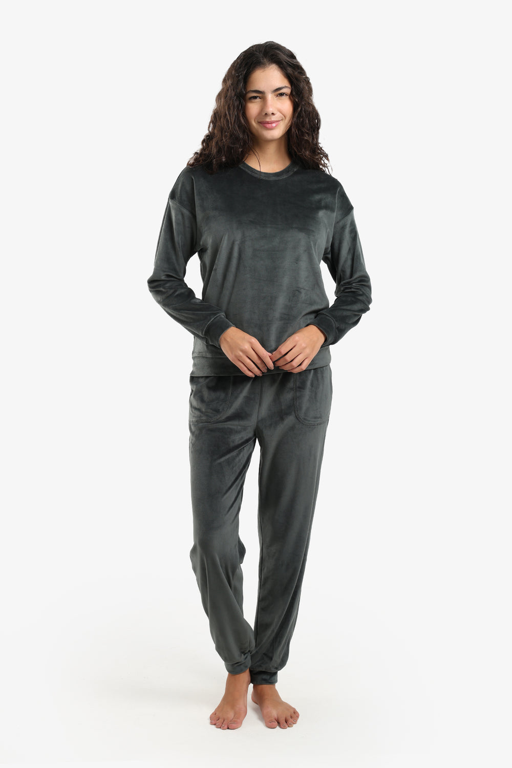 Round Neck Pyjama Set