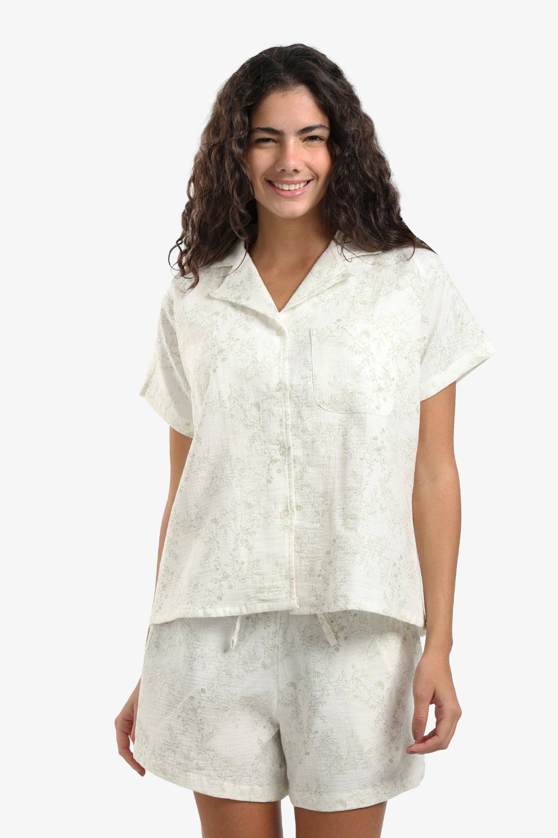 Botanical Print Pyjama Set