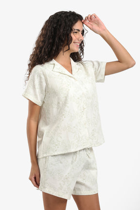 Botanical Print Pyjama Set