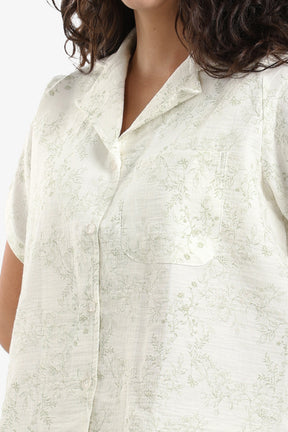 Botanical Print Pyjama Set