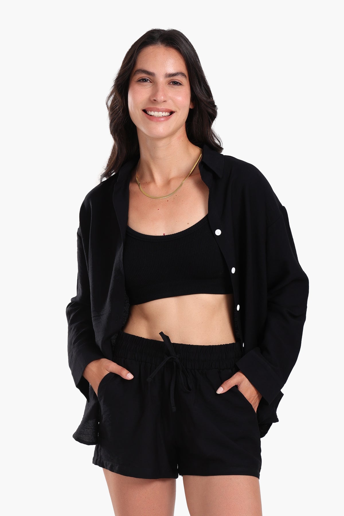 Beach Shirt & Shorts Set