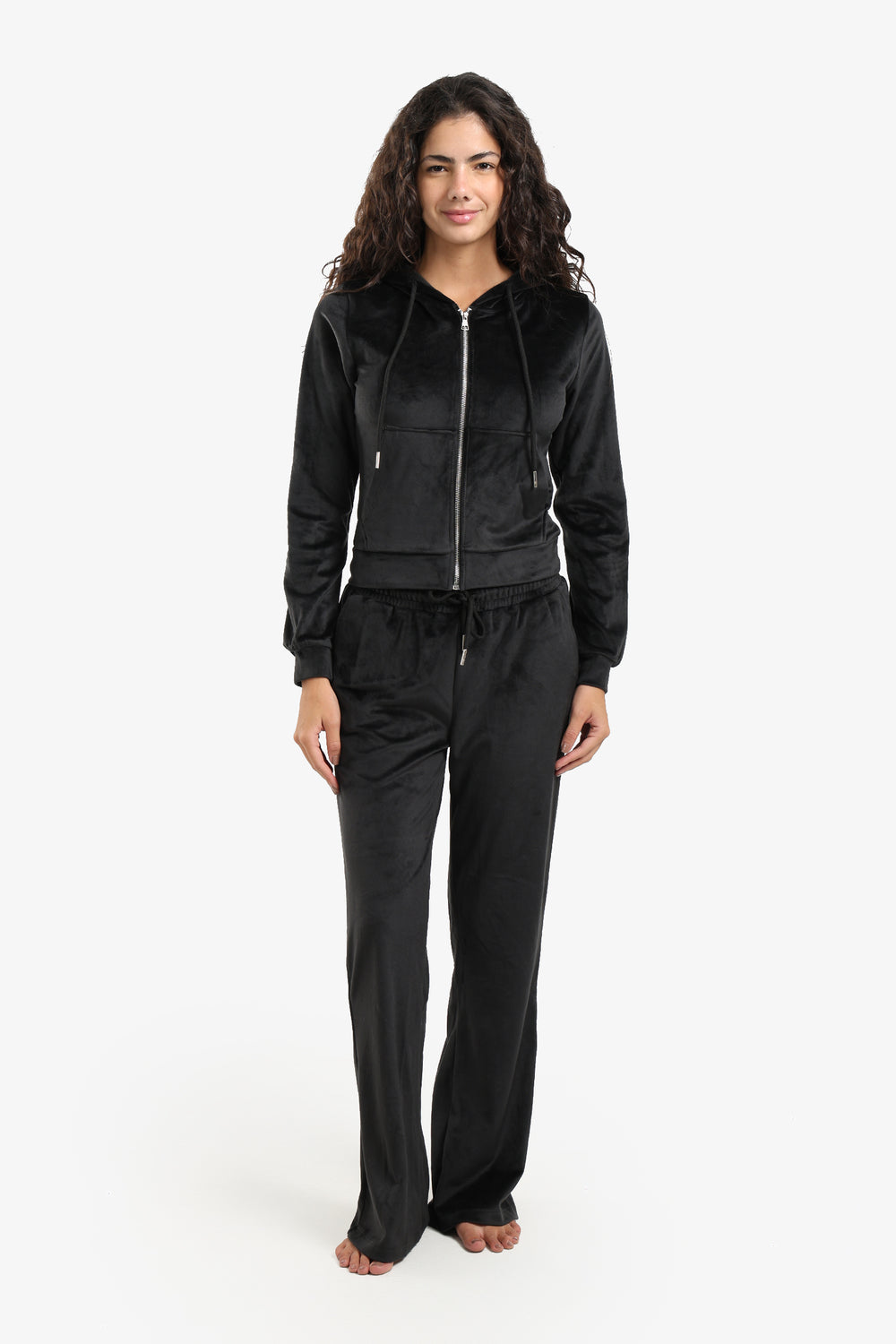 Hooded Neck Pyjama Set