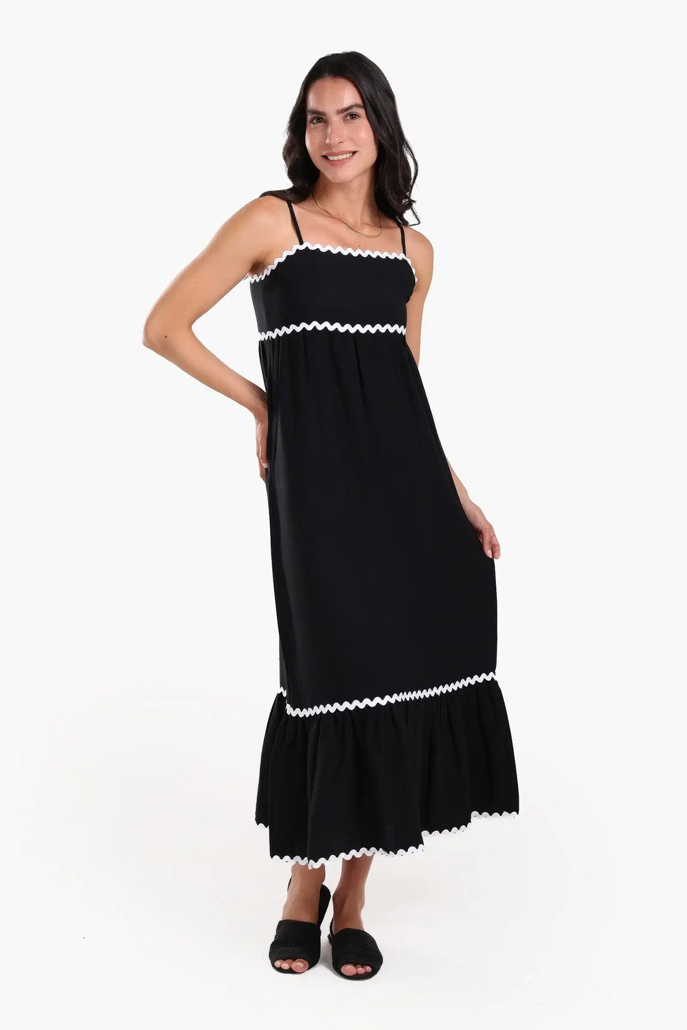 Ric Rac Trim Beach Dress