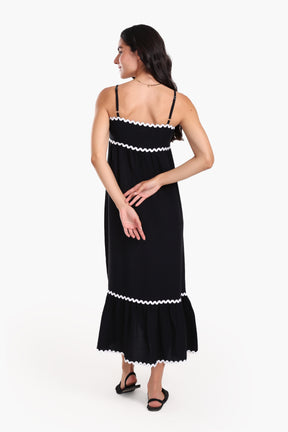 Ric Rac Trim Beach Dress