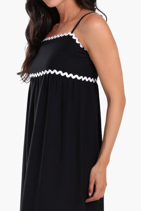 Ric Rac Trim Beach Dress