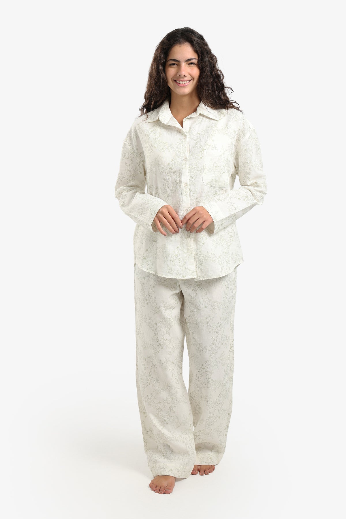 Floral Print Pyjama Set
