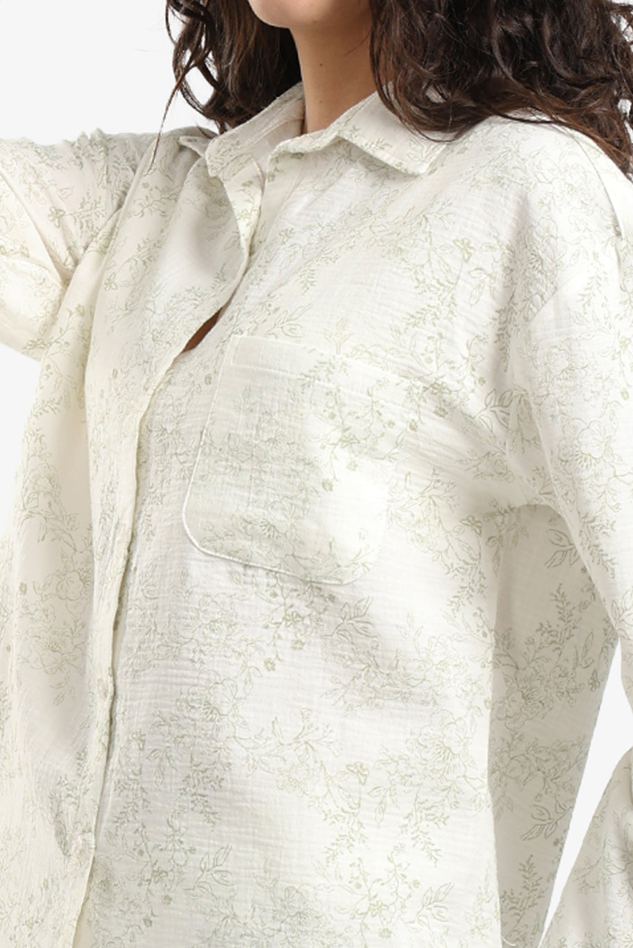 Floral Print Pyjama Set