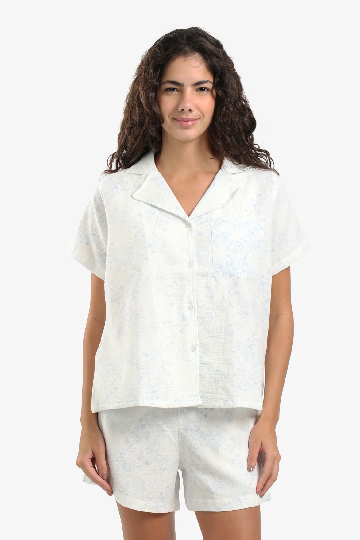 Botanical Print Pyjama Set