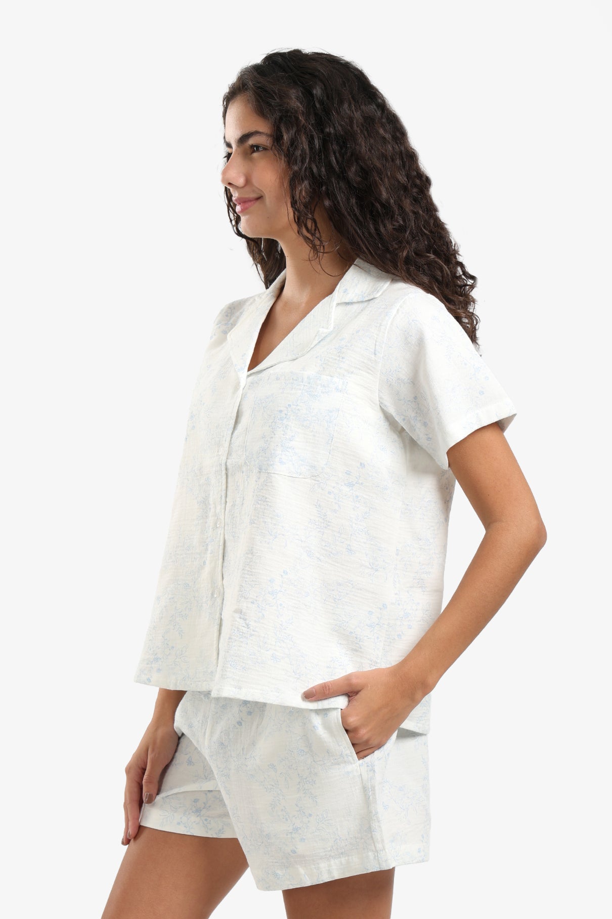 Botanical Print Pyjama Set
