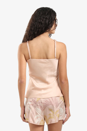 Colored Satin Pyjama Set