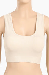 Plunge Neck Soft Bra