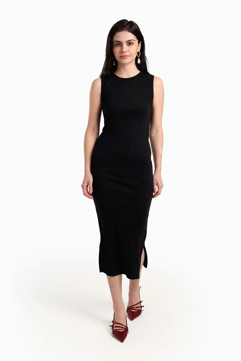 Slim Fit Midi Dress