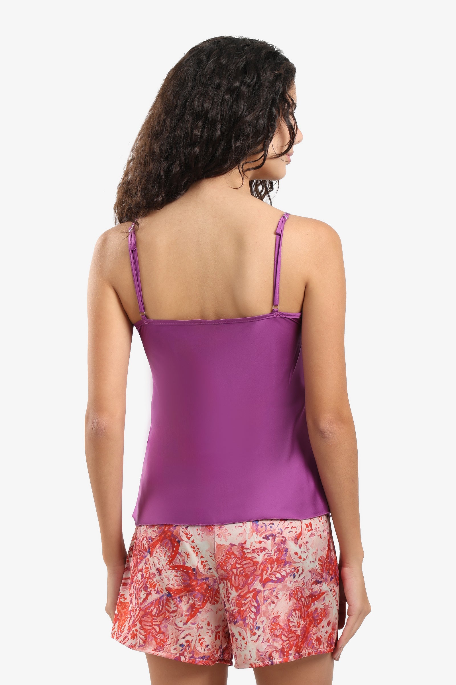 Pyjama Set with Lace Detail