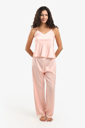 Soft Satin 3-Piece Pyjama Set