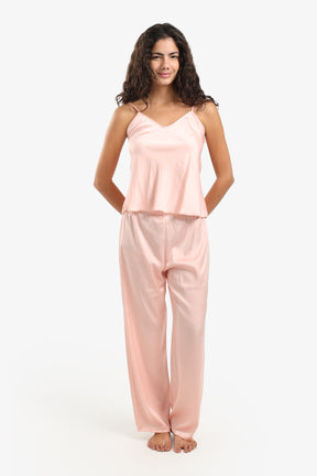 Soft Satin 3-Piece Pyjama Set