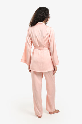 Soft Satin 3-Piece Pyjama Set