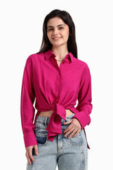 Voile Button Closure Shirt