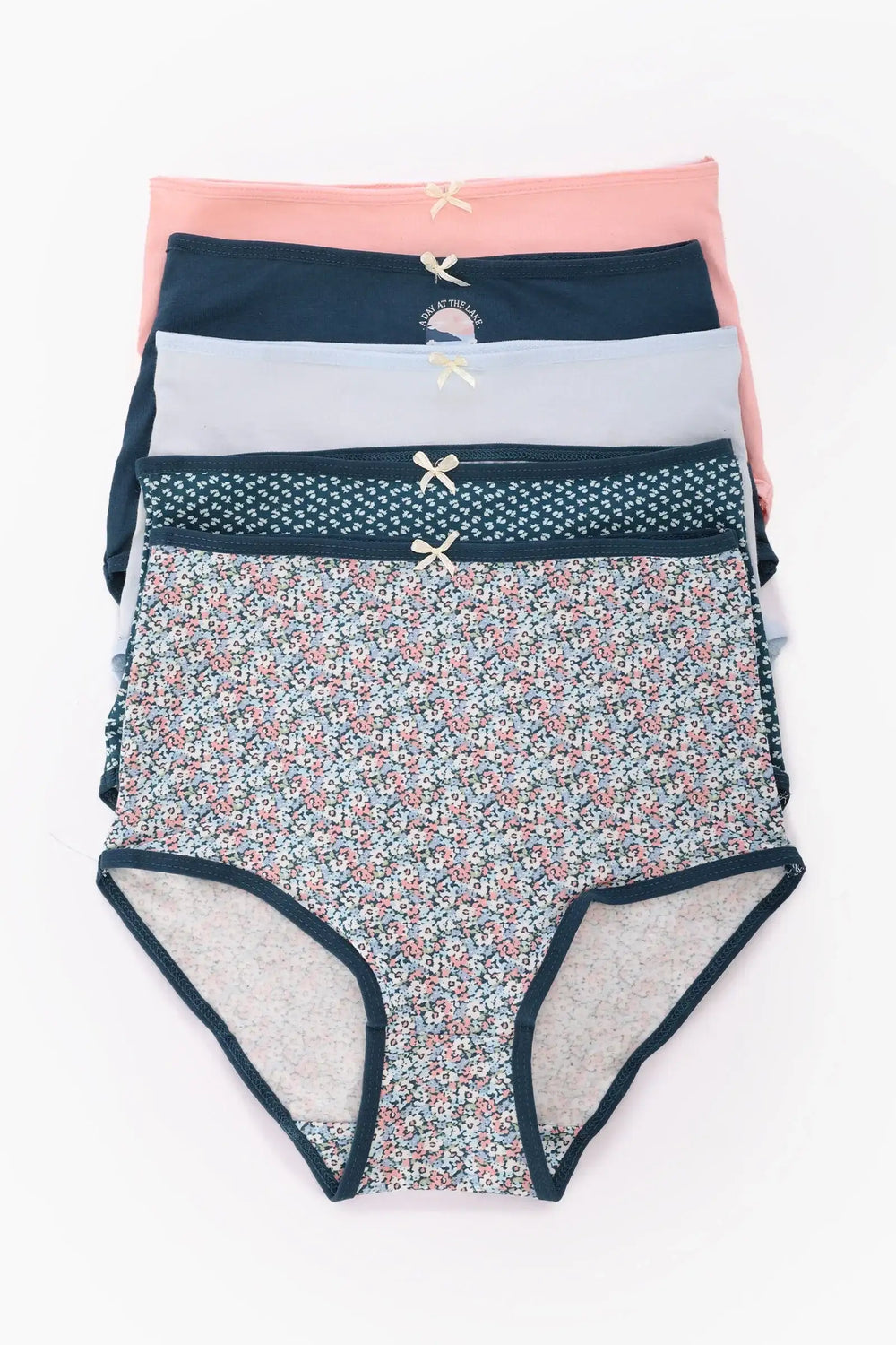 مجموعة من 5 بانتي بريف هاي ويست ملون