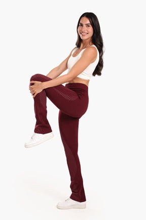 Textured High-Waist Sports Pants