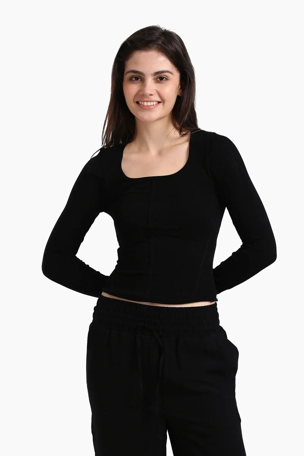 Square Neck Corset Top