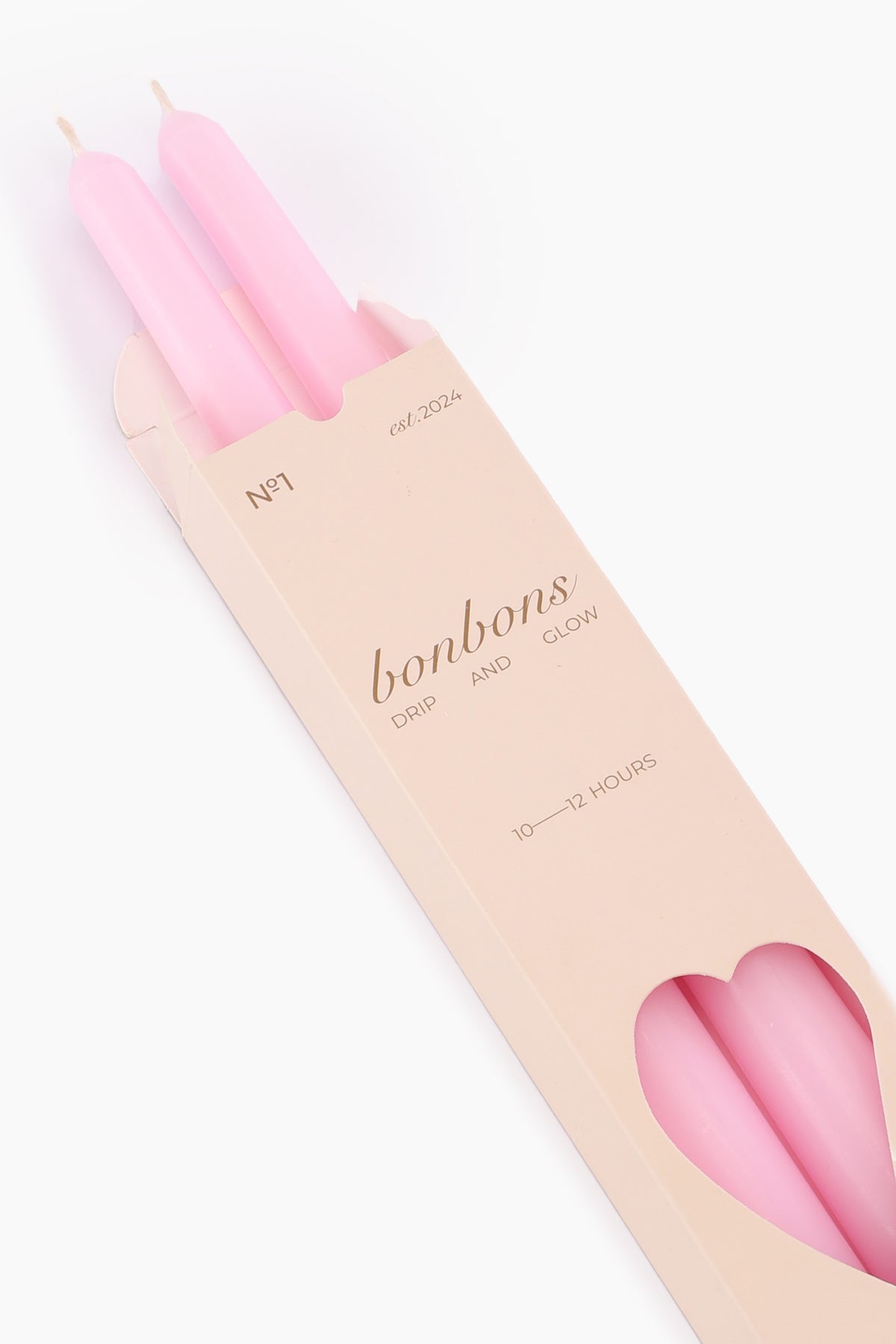 Set of 2 Colored Taper Candles