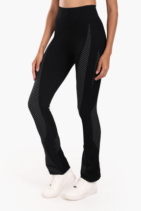 Textured High-Waist Sports Pants