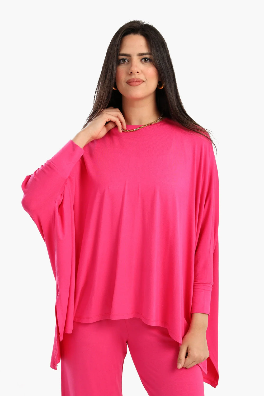 Asymmetrical Lounge Poncho